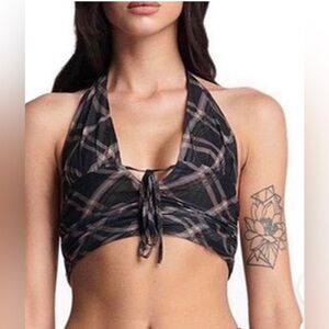 I.AM.GIA Caramel Halter Top